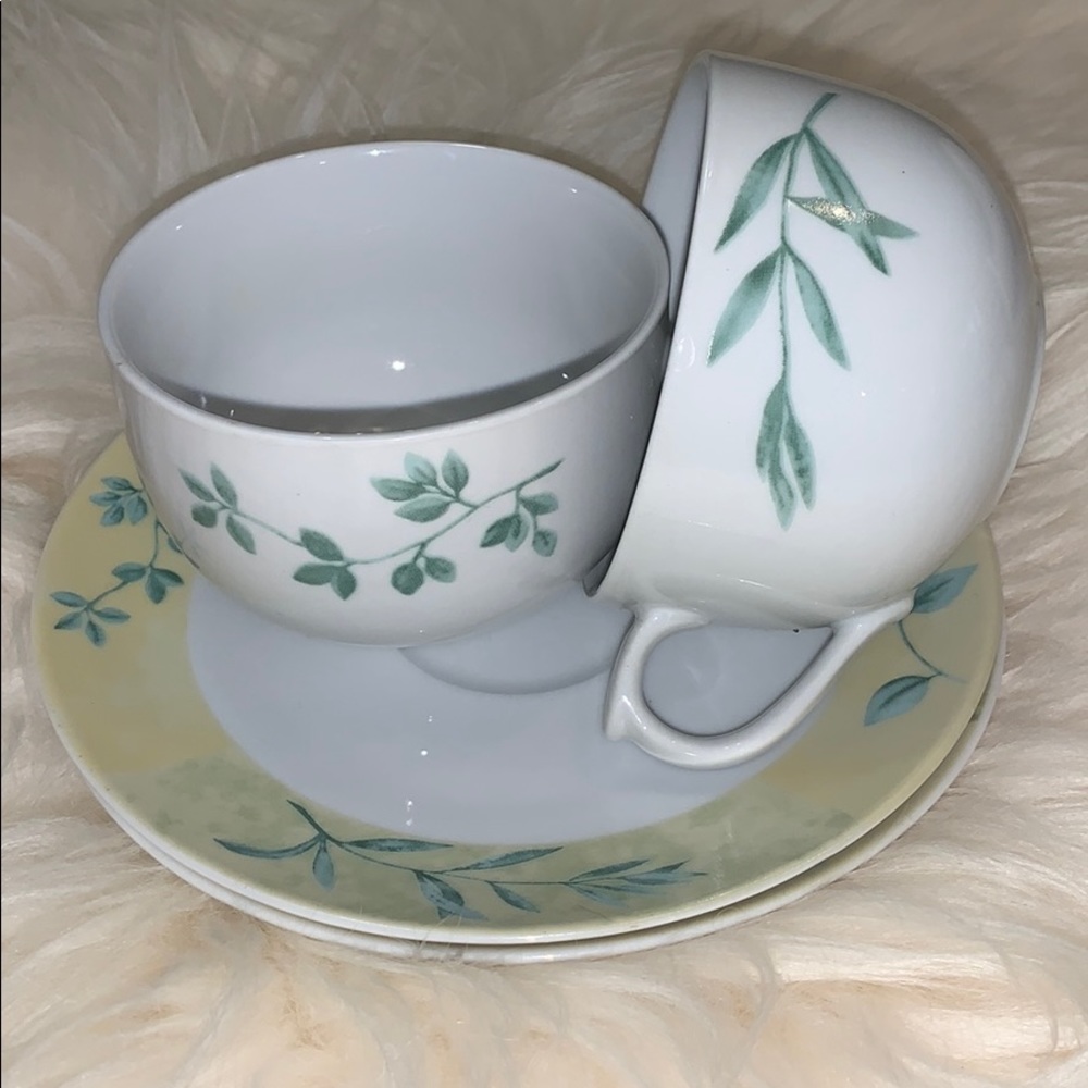 SALE!! Cup and saucer set of two